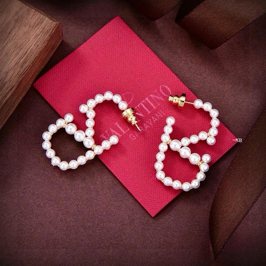 AMAZING PEARL VLOGO SIGNATURE EARRING