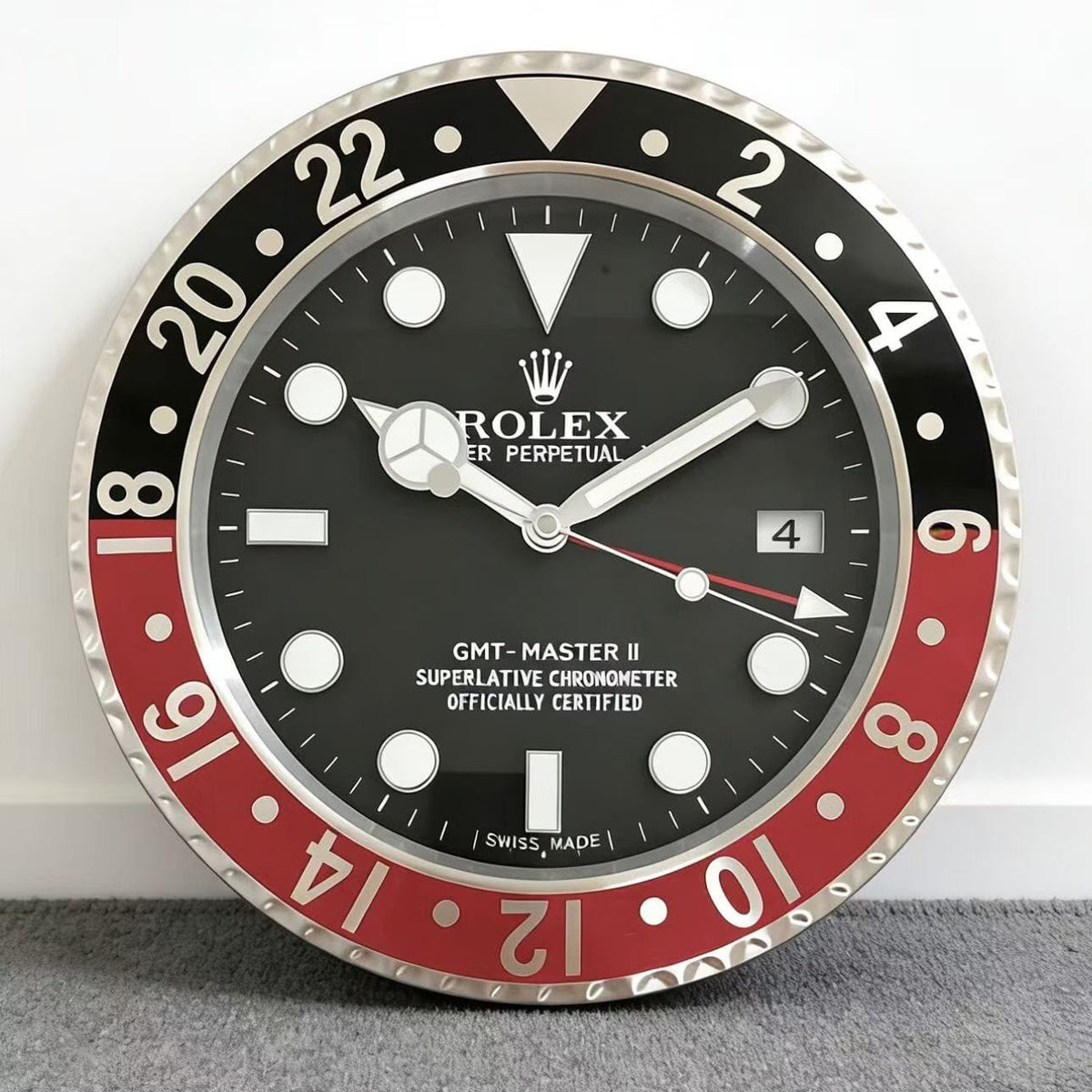 AMAZING GMT WALL CLOCK