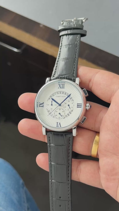 Amazing Cartier Date Chronograoh Watch * 🔥