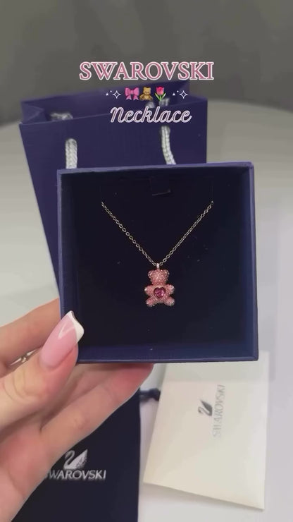 AMAZING TEDDY PENDANT, BEAR, PINK
