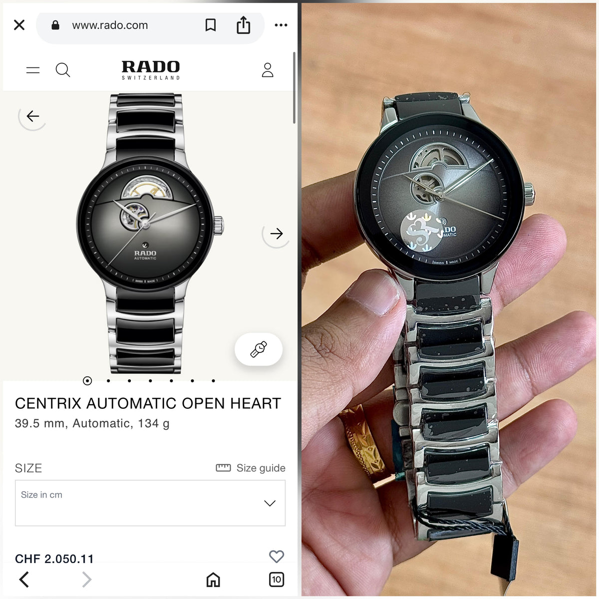 AMAZING CENTRIX AUTOMATIC DIAMONDS – OPEN HEART