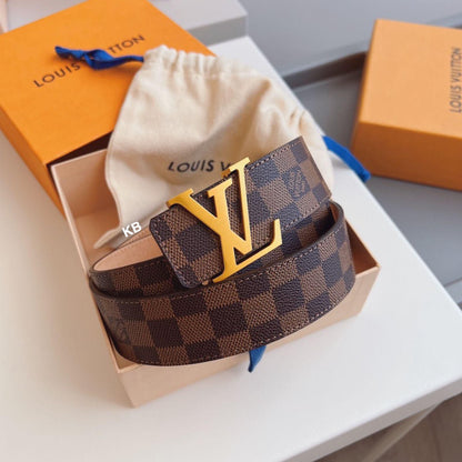 AMAZING VUITTON BROWN GRID BELT*