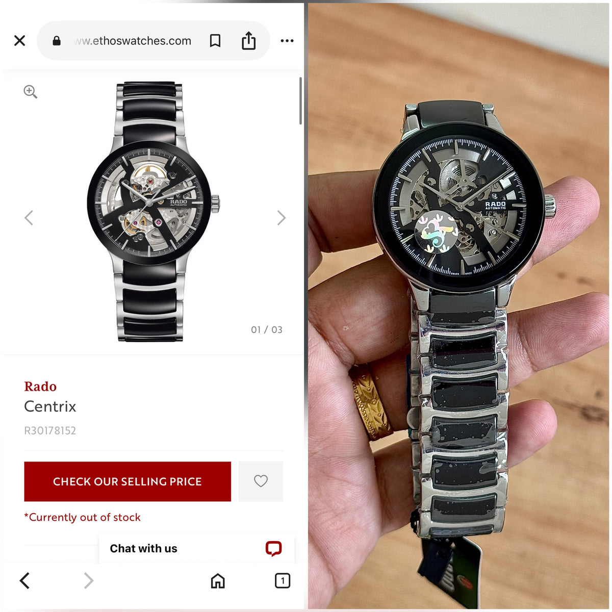 AMAZING CENTRIX AUTOMATIC DIAMONDS – OPEN HEART