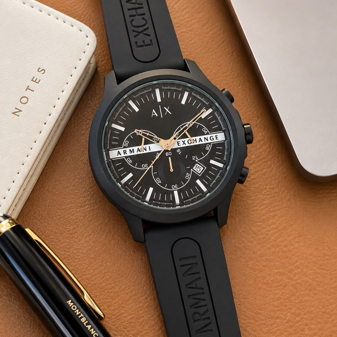 AMAZING EXCHANGE AX2436 CHRONOGRAPH WATCH