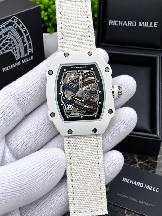 Hot Selling RM tonneau-shaped skeleton watch