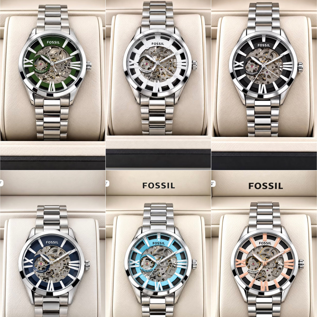 AMAZING OPEN BACK
METAL MEN'S WATCH