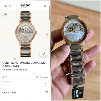 AMAZING CENTRIX AUTOMATIC DIAMONDS – OPEN HEART