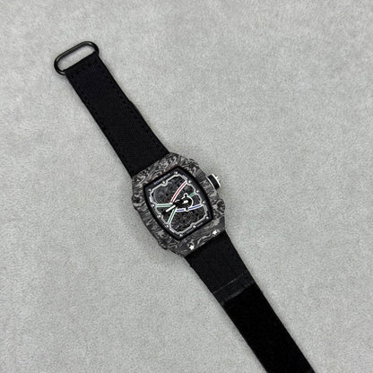 AMAZING MILLE TONNEAU -SHAPED SKELETON WATCH