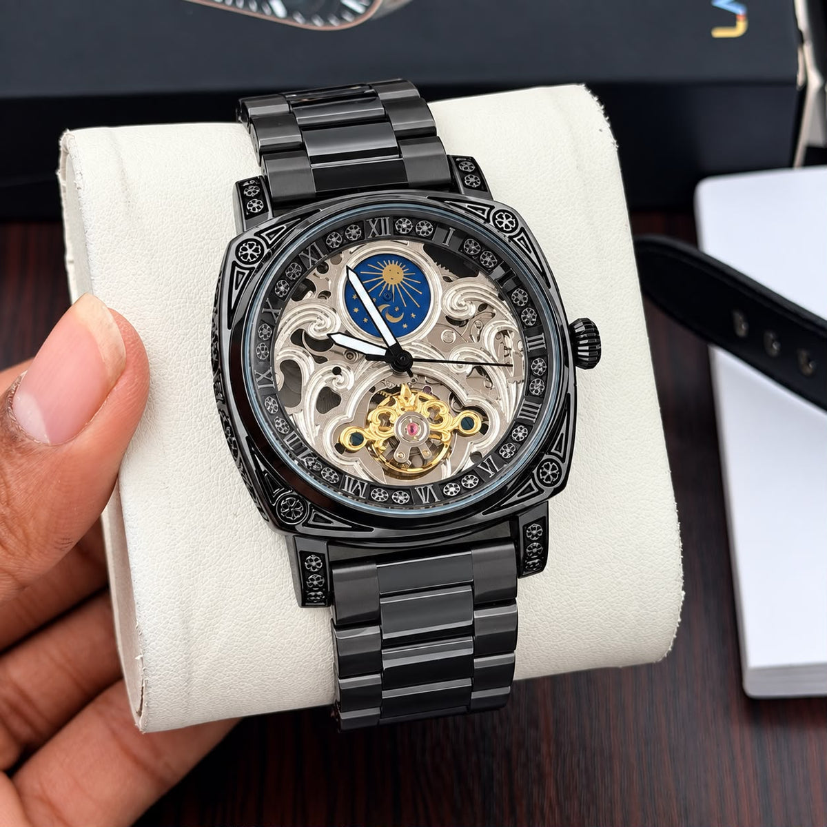 AMAZING PHILPPE DIAL SHAPE ROUND GENDER MENS WATCH