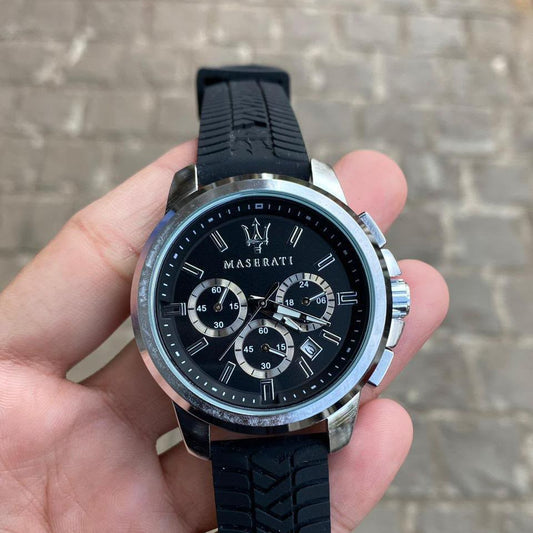AMAZING MASERATI SUCCESSO CHRONOGRAPH WATCH