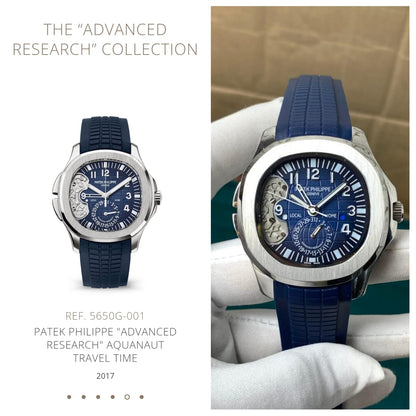 AMAZING AQUANAUT TRAVEL TIME #5650G-001 WATCH