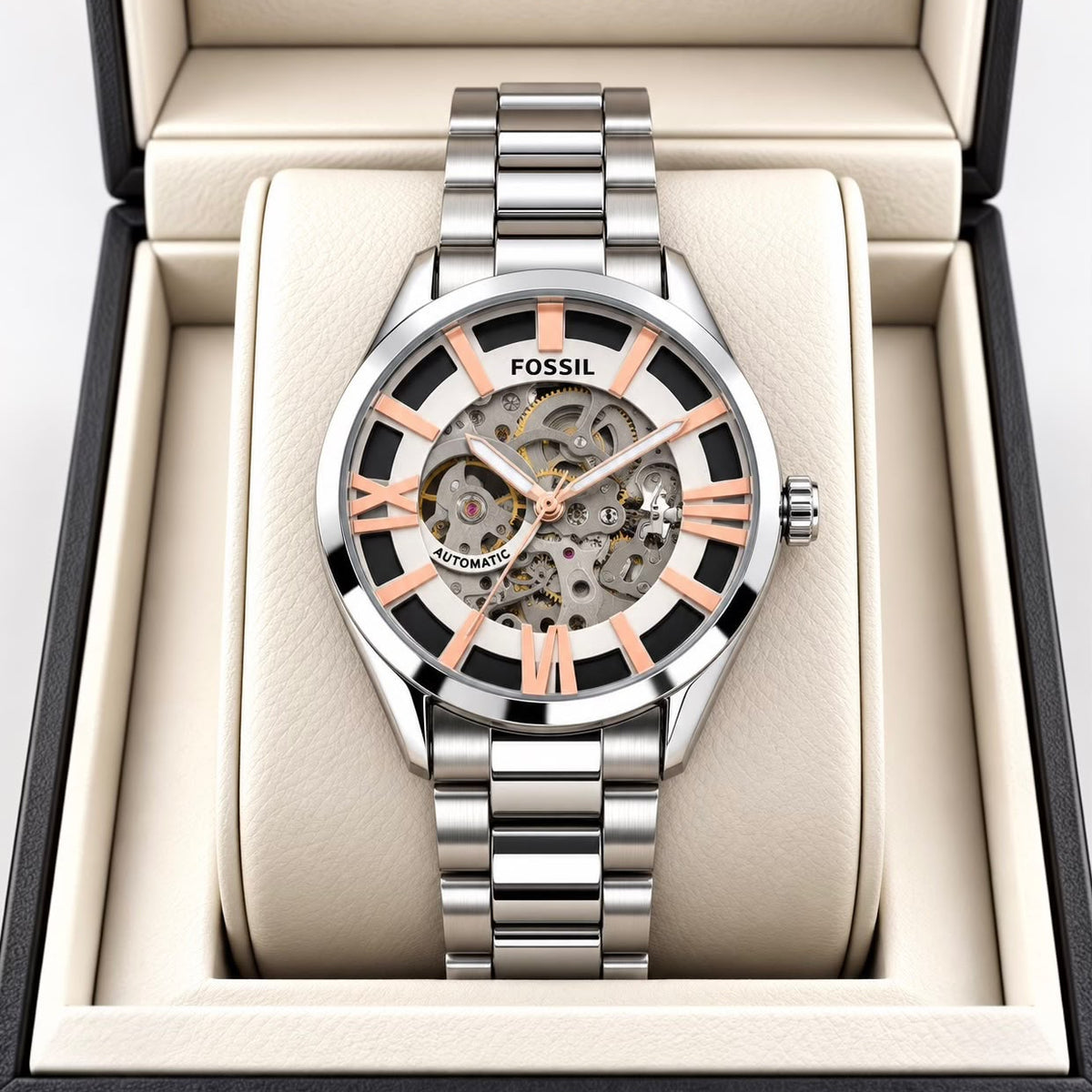 AMAZING OPEN BACK
METAL MEN'S WATCH
