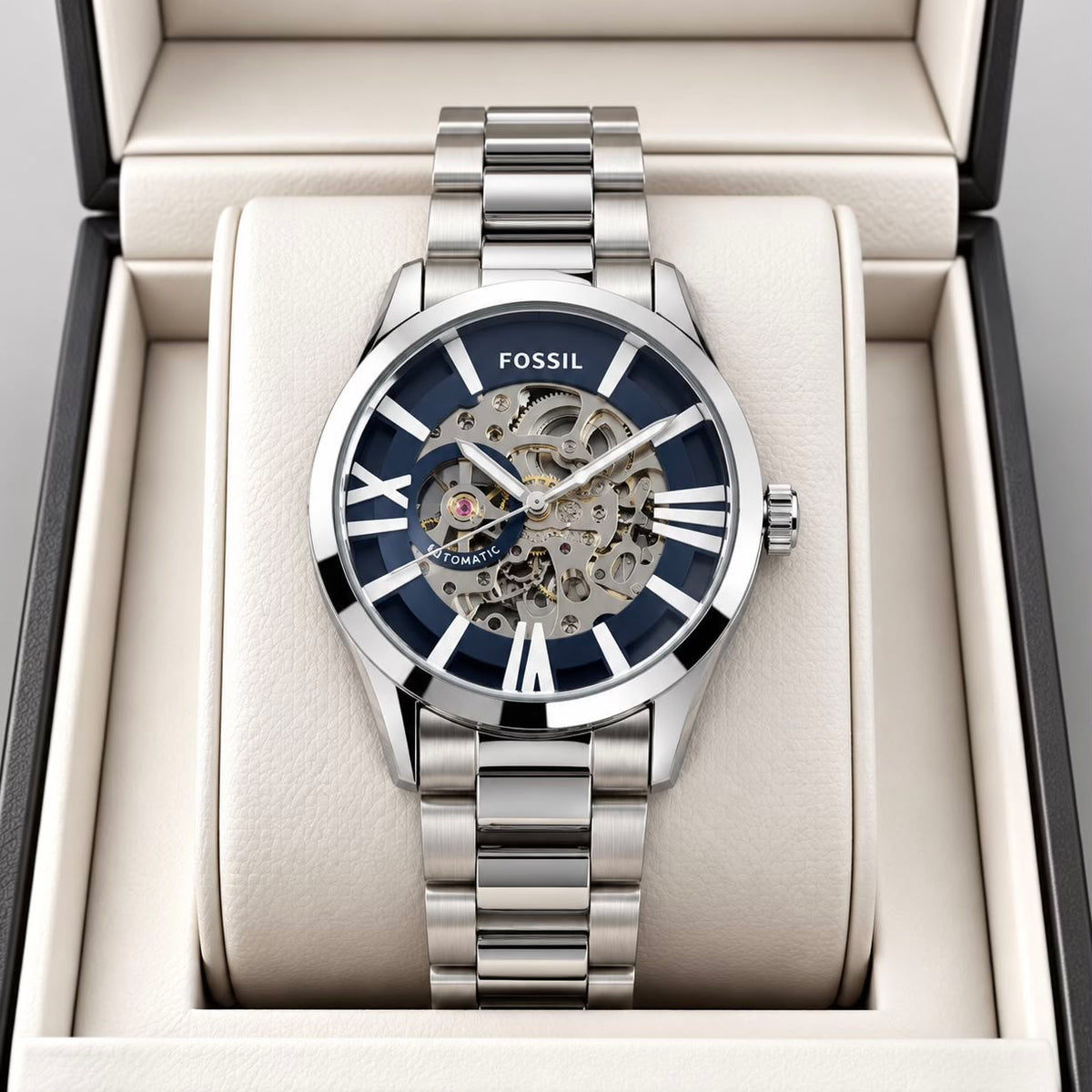 AMAZING OPEN BACK
METAL MEN'S WATCH