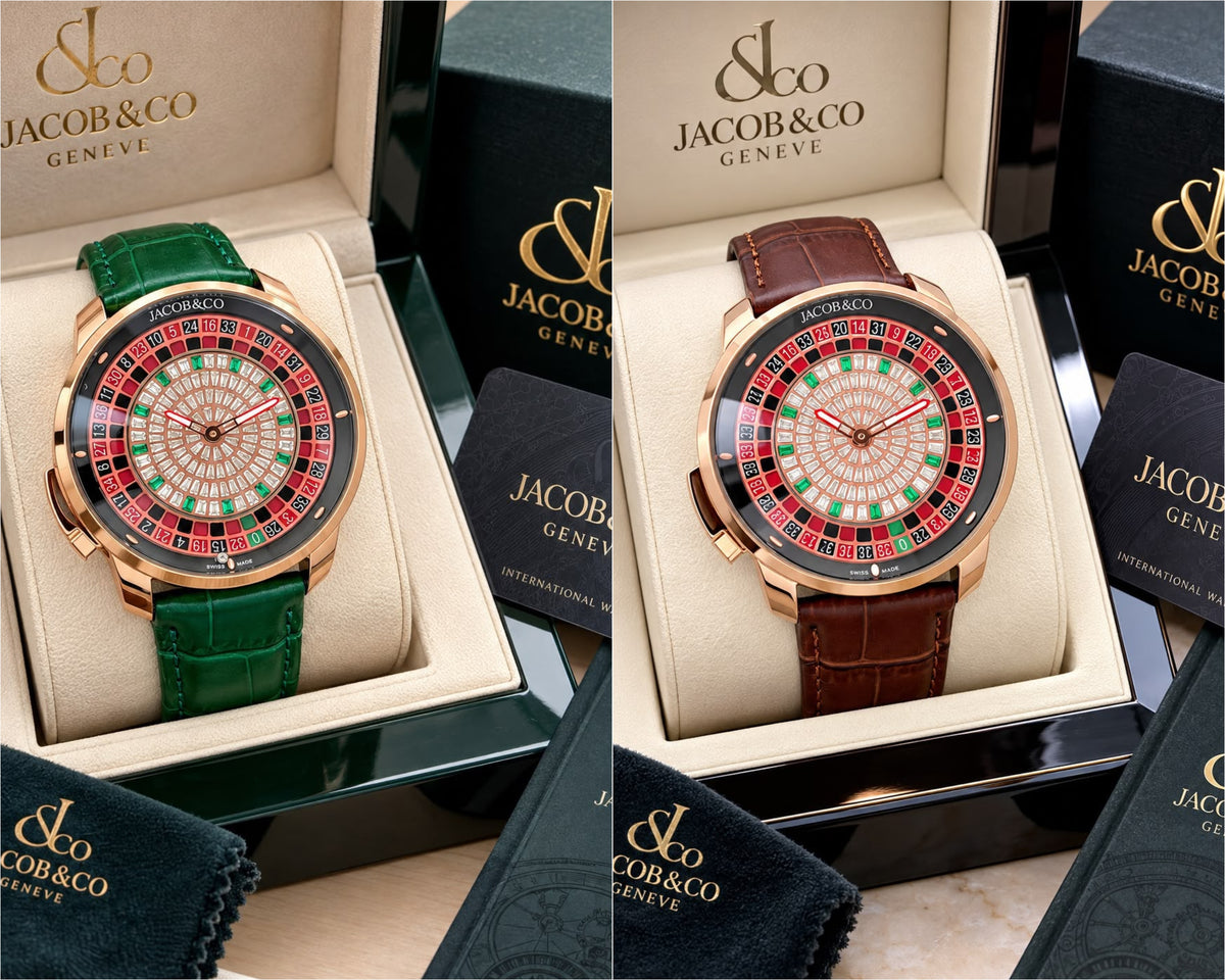 AMAZING CASINO TOURBILLON DAYMAND MEN'S WATCH