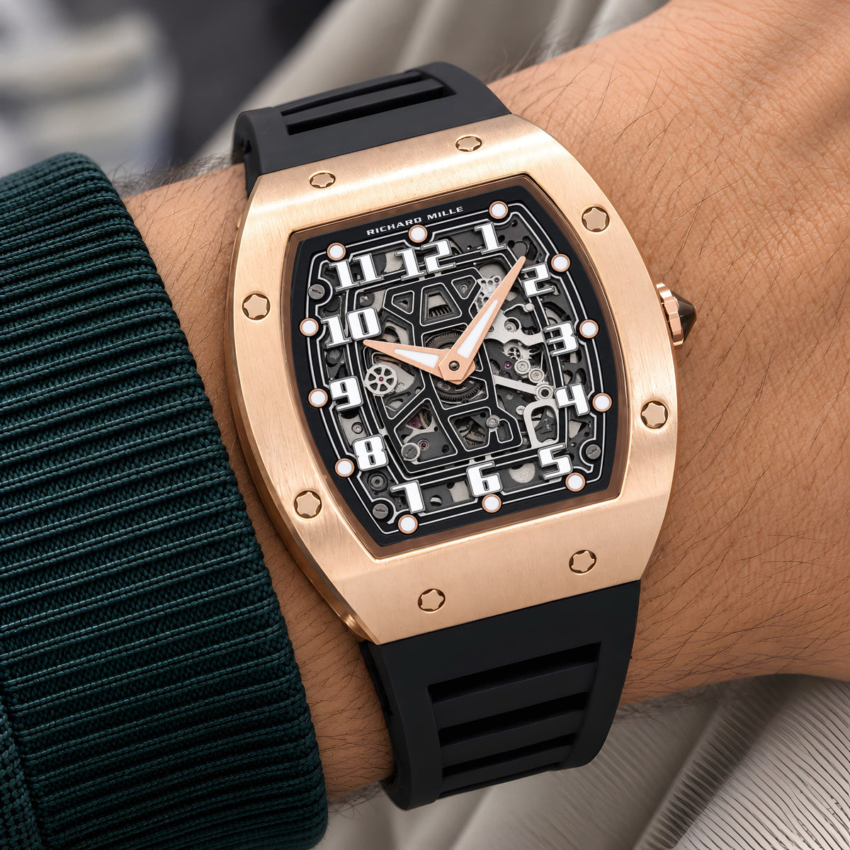 AMAZING MILLE SKELETON MEN'S WATCH