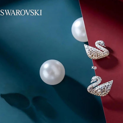 AMAZING ICONIC SWAN STUD EARRING