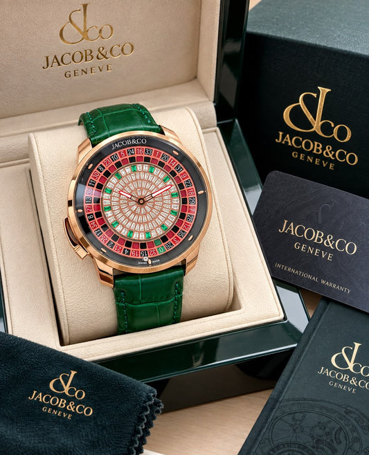 AMAZING CASINO TOURBILLON DAYMAND MEN'S WATCH