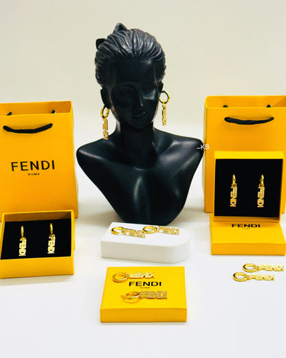 AMAZING FENDI SINAGTURE EARRING😍*