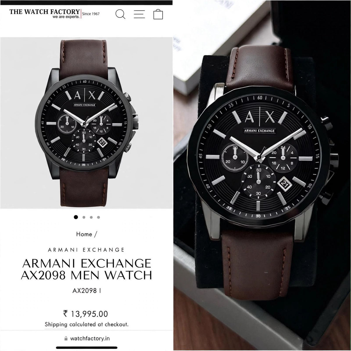 AMAZING EXCHANGES 
FOR  MEN'S BROWN STRAP