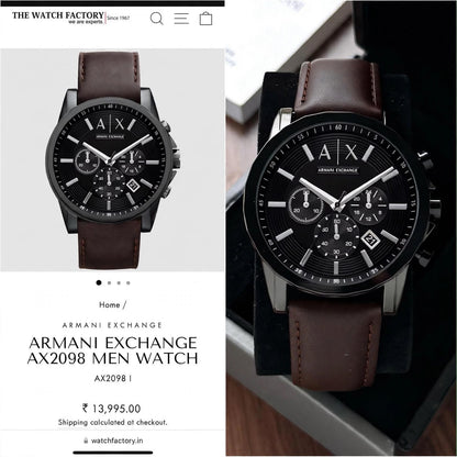 AMAZING EXCHANGES 
FOR  MEN'S BROWN STRAP