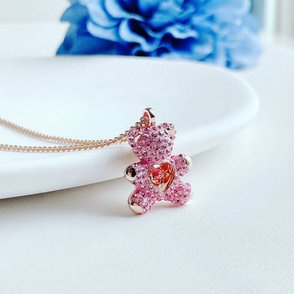 AMAZING TEDDY PENDANT, BEAR, PINK