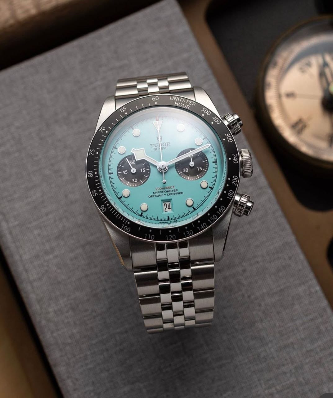 Amazing For Men's Black Bay Chronograph Watch