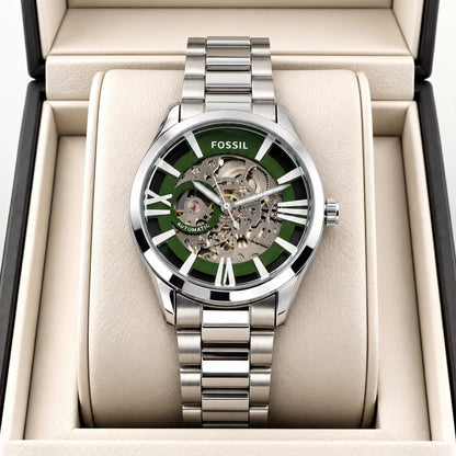 AMAZING OPEN BACK
METAL MEN'S WATCH