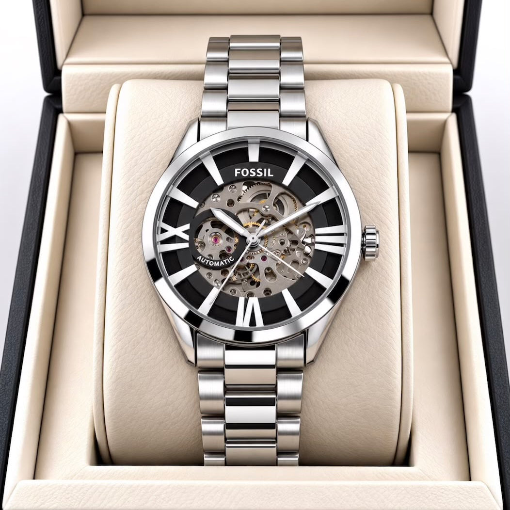 AMAZING OPEN BACK
METAL MEN'S WATCH