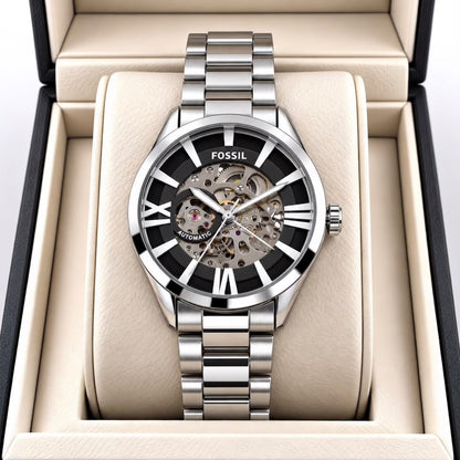 AMAZING OPEN BACK
METAL MEN'S WATCH