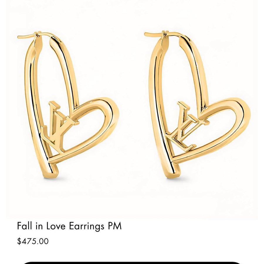 AMAZING VUITTON FALL IN LOVE EARRING