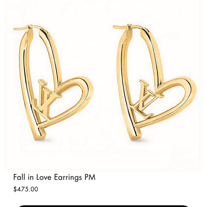 AMAZING VUITTON FALL IN LOVE EARRING
