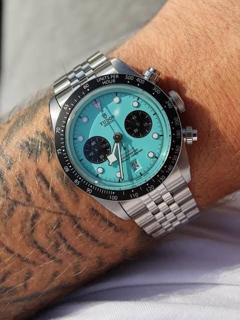 Amazing For Men's Black Bay Chronograph Watch