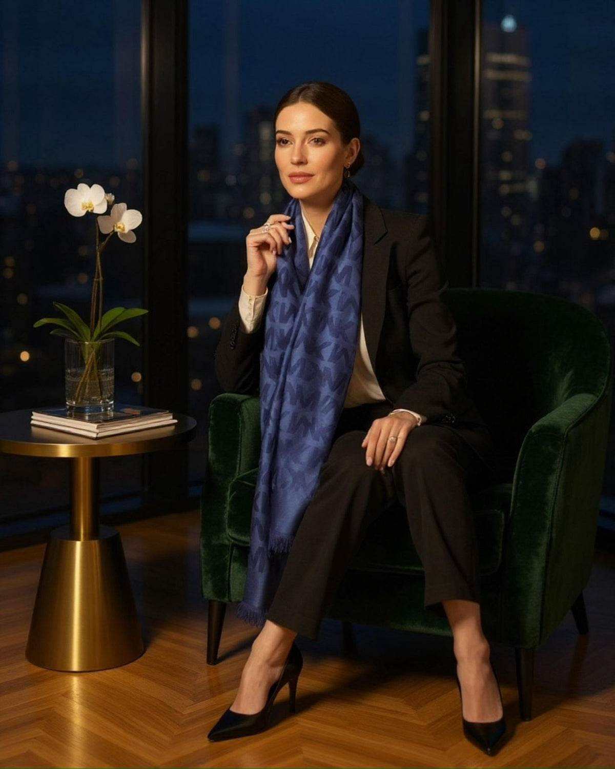 AMAZING  KORS SEMI-WOOLLEN STOLE