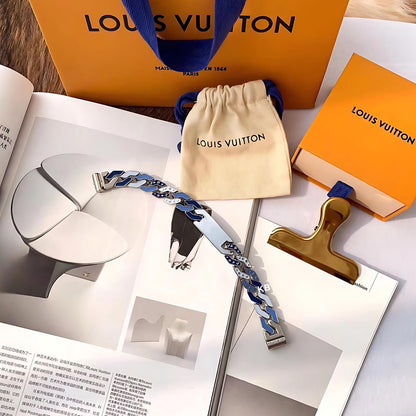 AMAZING VUITTON CUBAN CHAIN BRACELET
